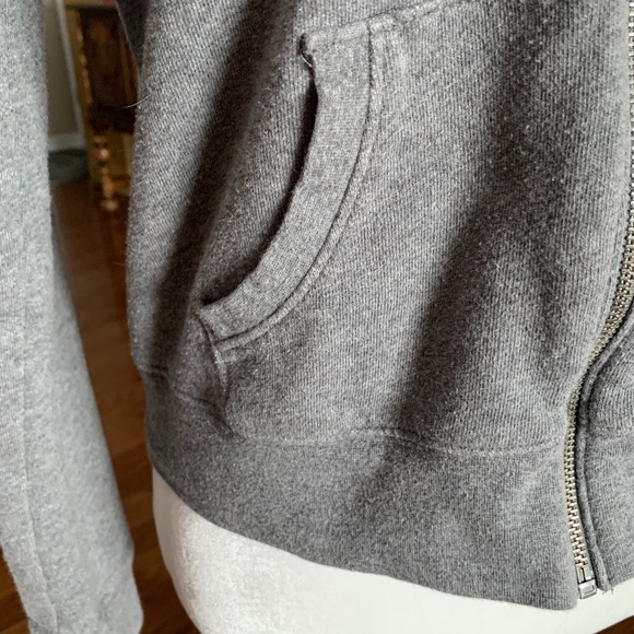 NWOT Gray Sweat Jacket - Picture 5 of 6